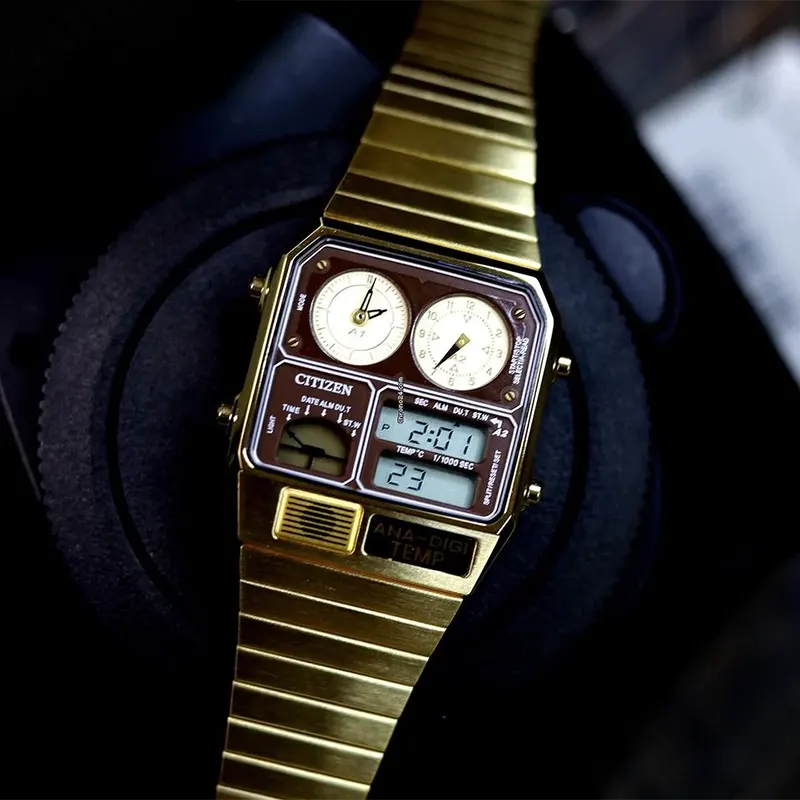 Citizen Vintage Thermometer Gold-tone Men's Watch- JG2103-72X